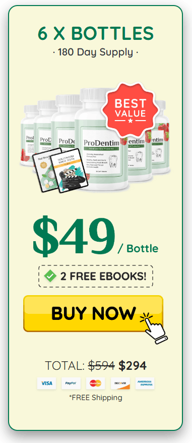 Prodentim 6 Bottles